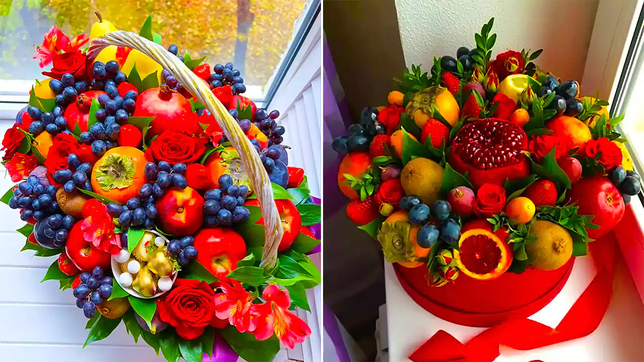 باکس میوه تزیینی یلدا