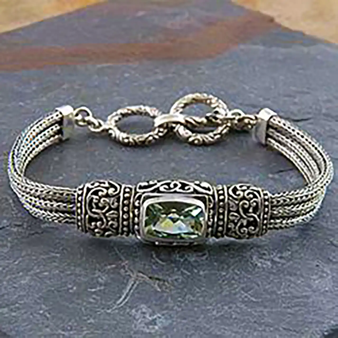 دستبند بنگل نقره ای خاص