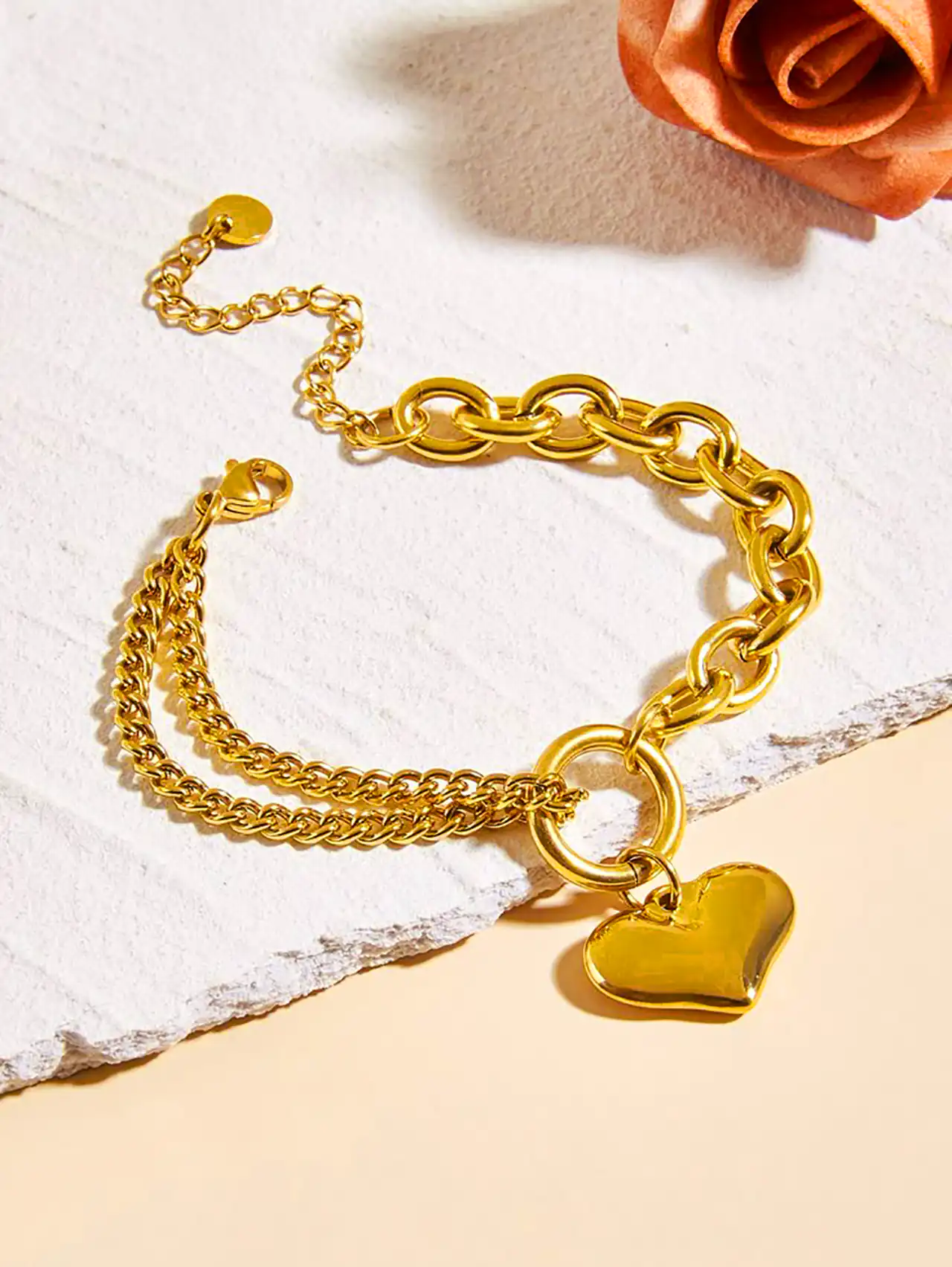 دستبند پینترستی طلا