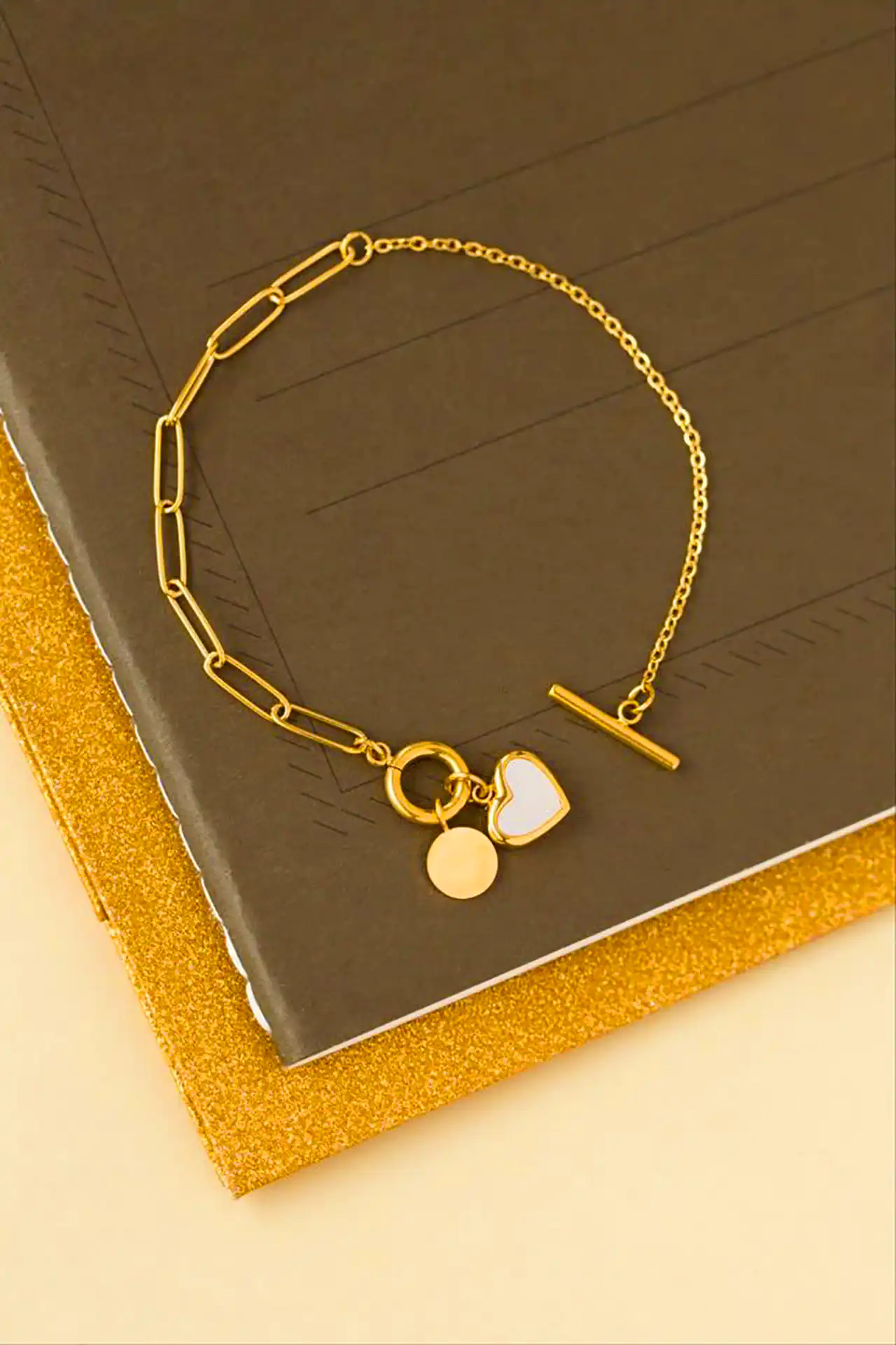 دستبند پینترستی طلا