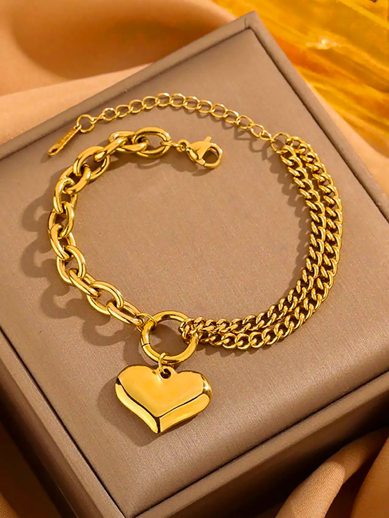 دستبند پینترستی طلا