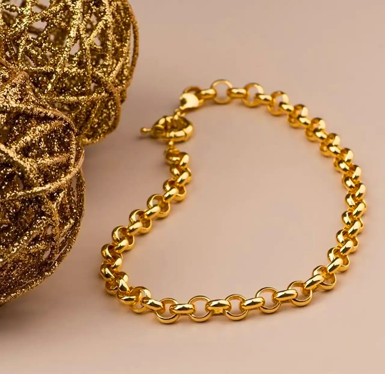 دستبند پینترستی طلا