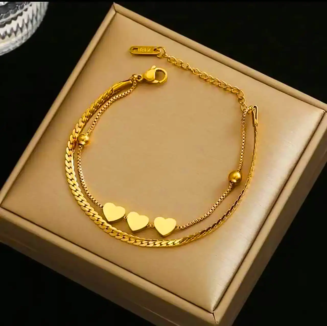 دستبند پینترستی طلا