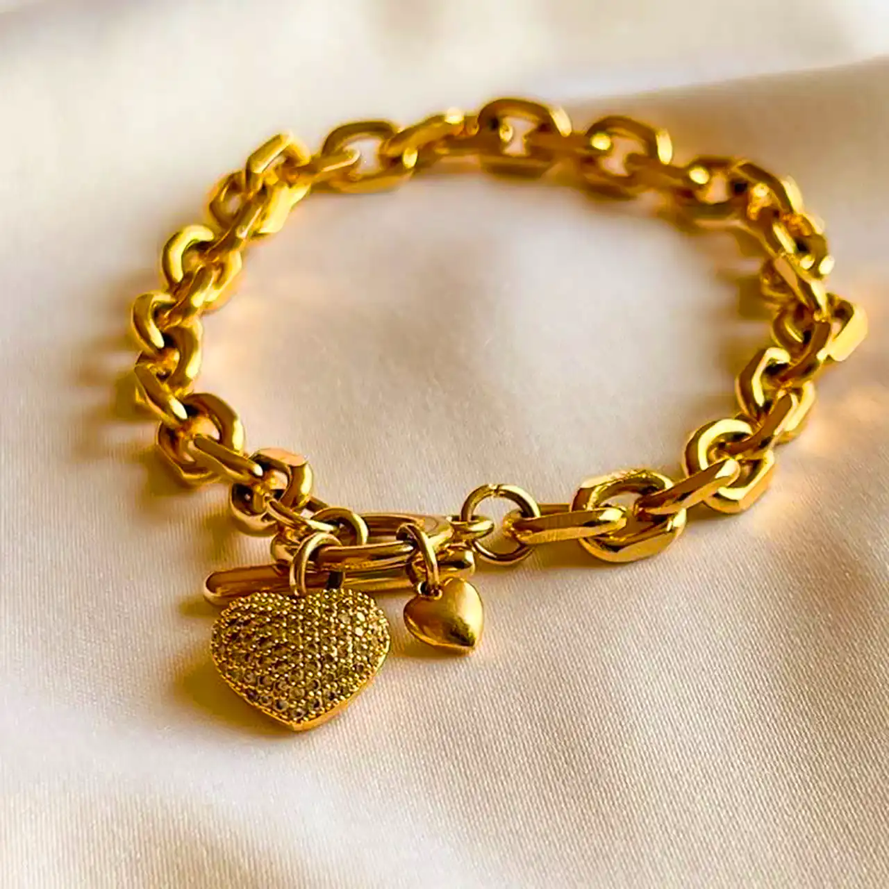 دستبند پینترستی طلا