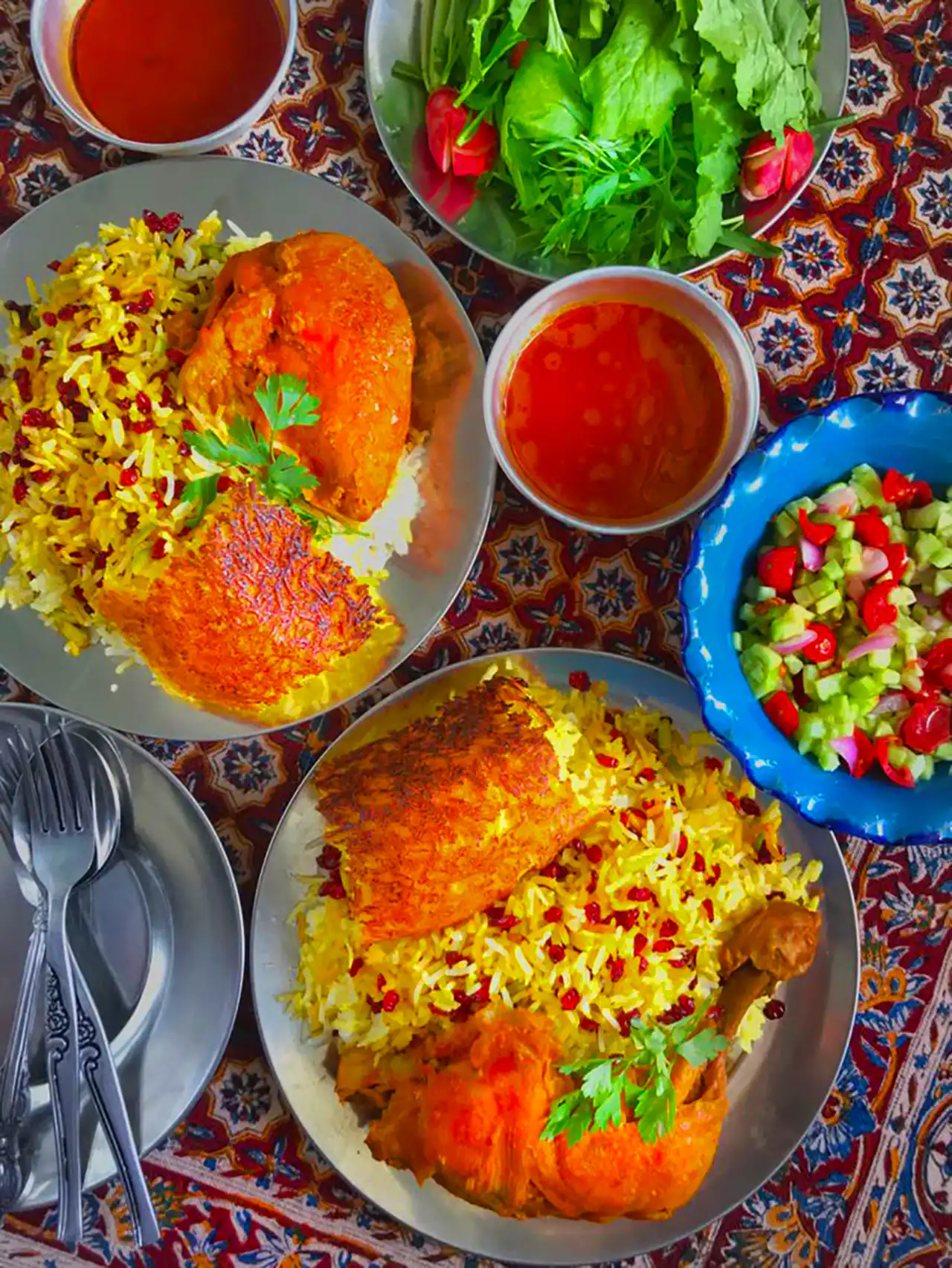 دیزاین برنج با زرشک