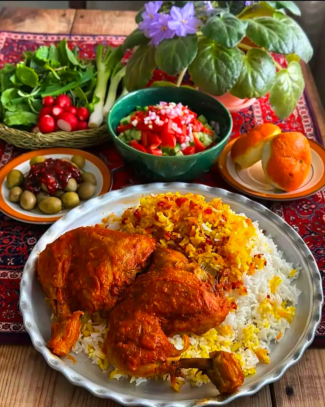 دیزاین برنج با زرشک