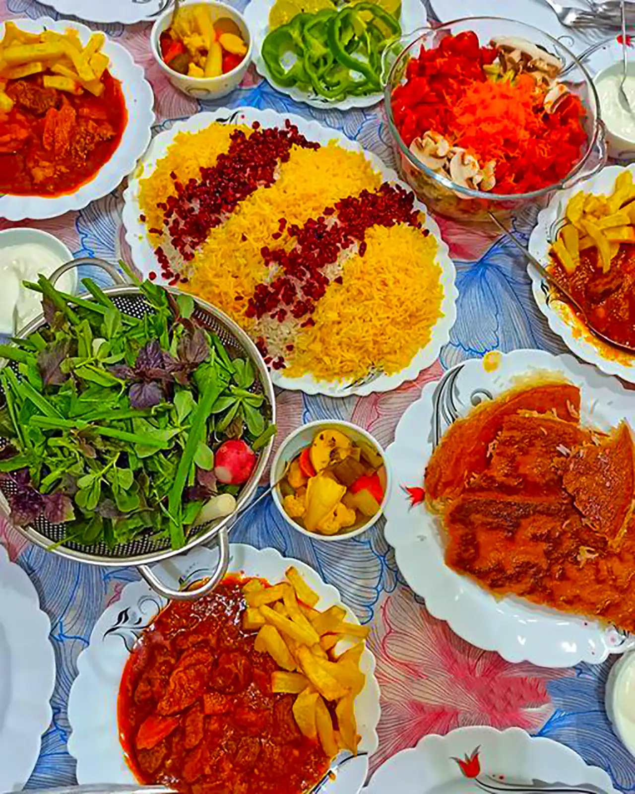 دیزاین برنج با زرشک