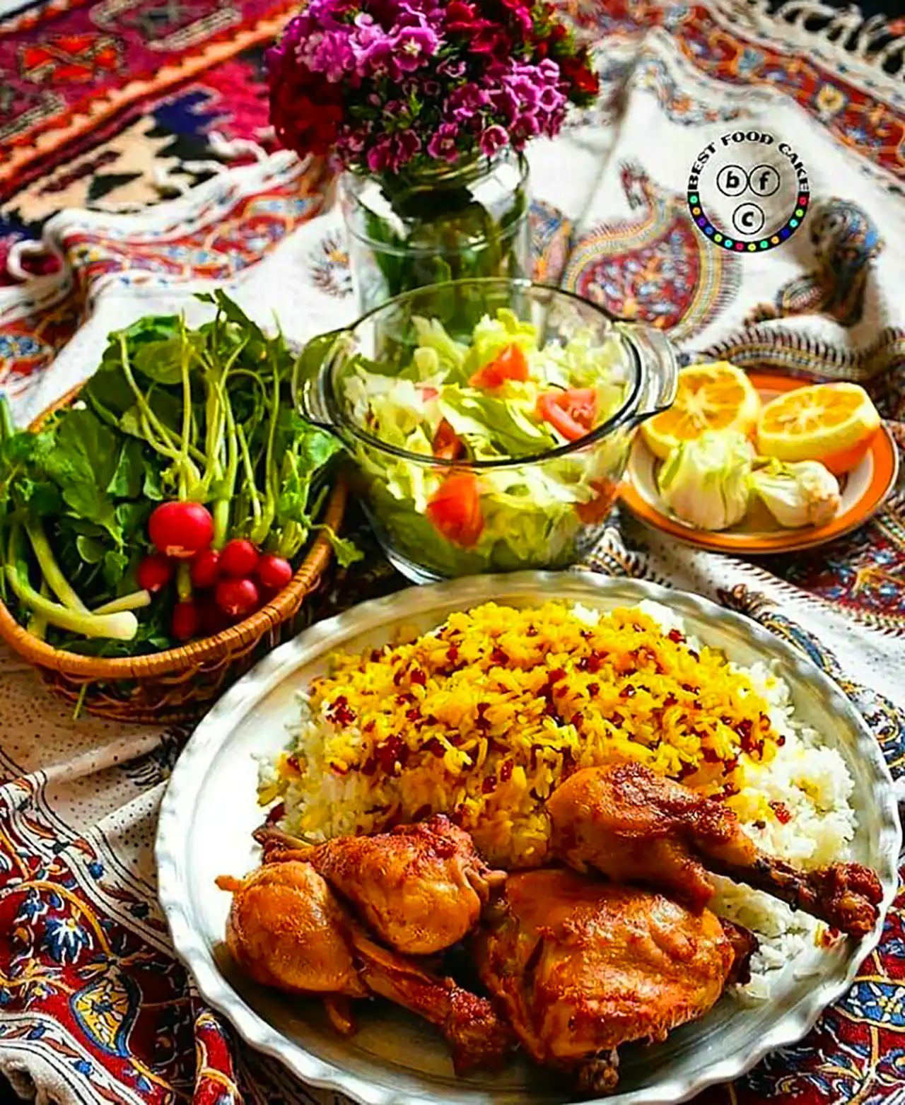 دیزاین برنج با زرشک