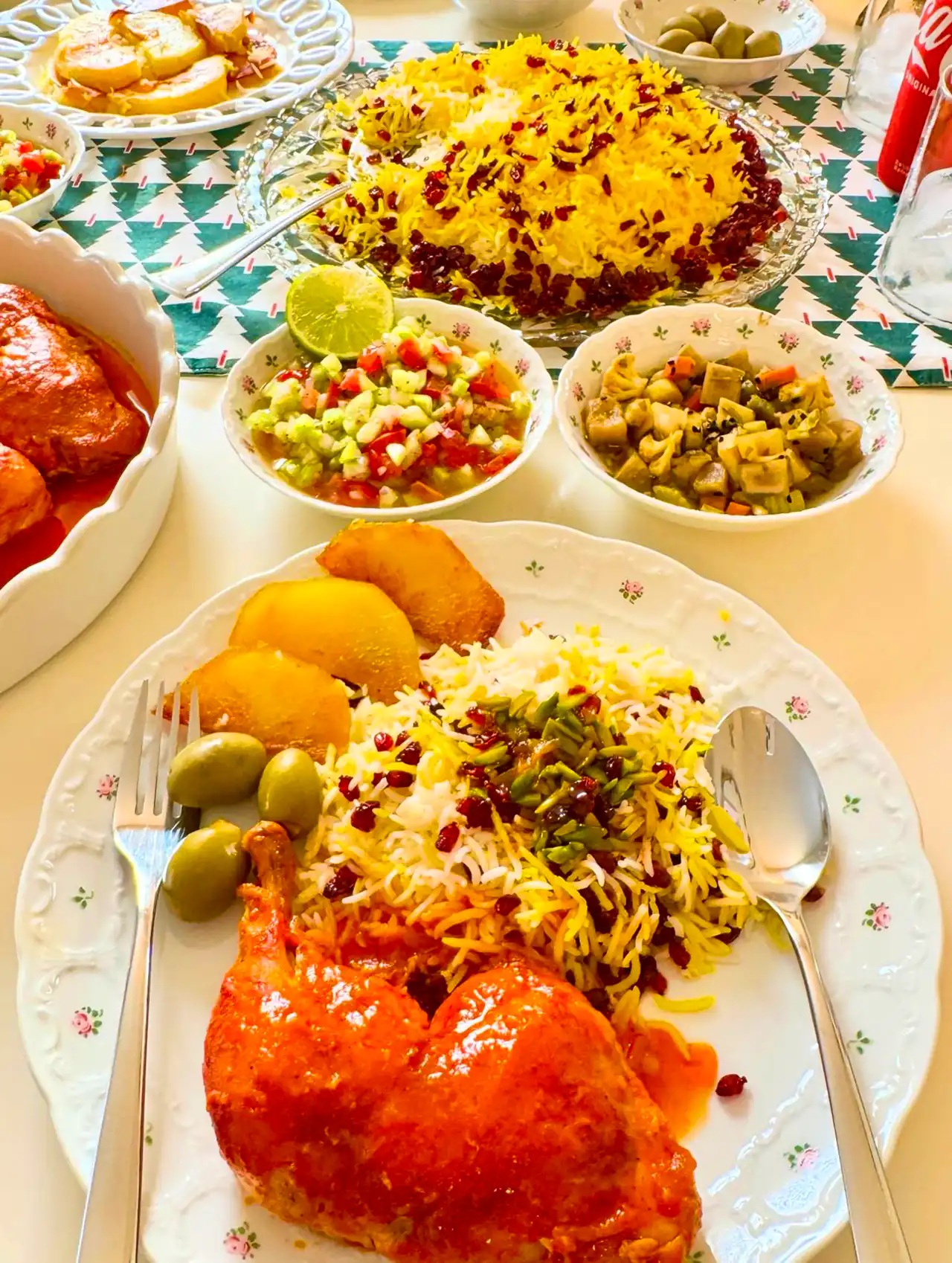 دیزاین برنج با زرشک