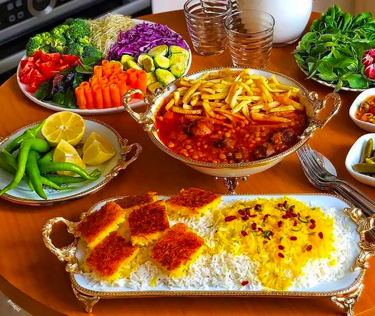 دیزاین برنج با زرشک