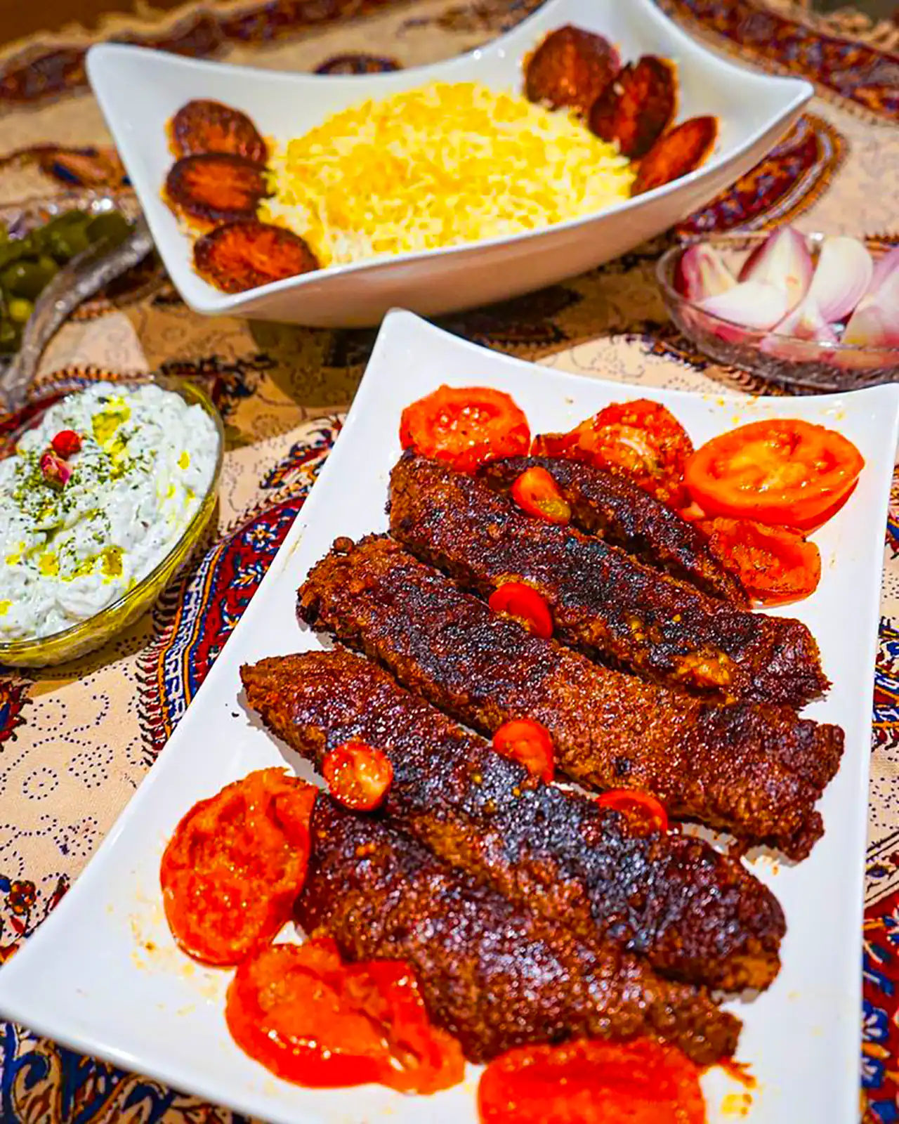 دیزاین کباب تابه ای خونگی