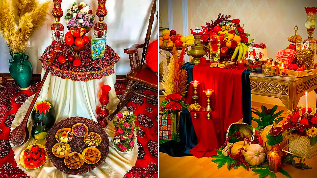 دیزاین میز برای شب یلدا