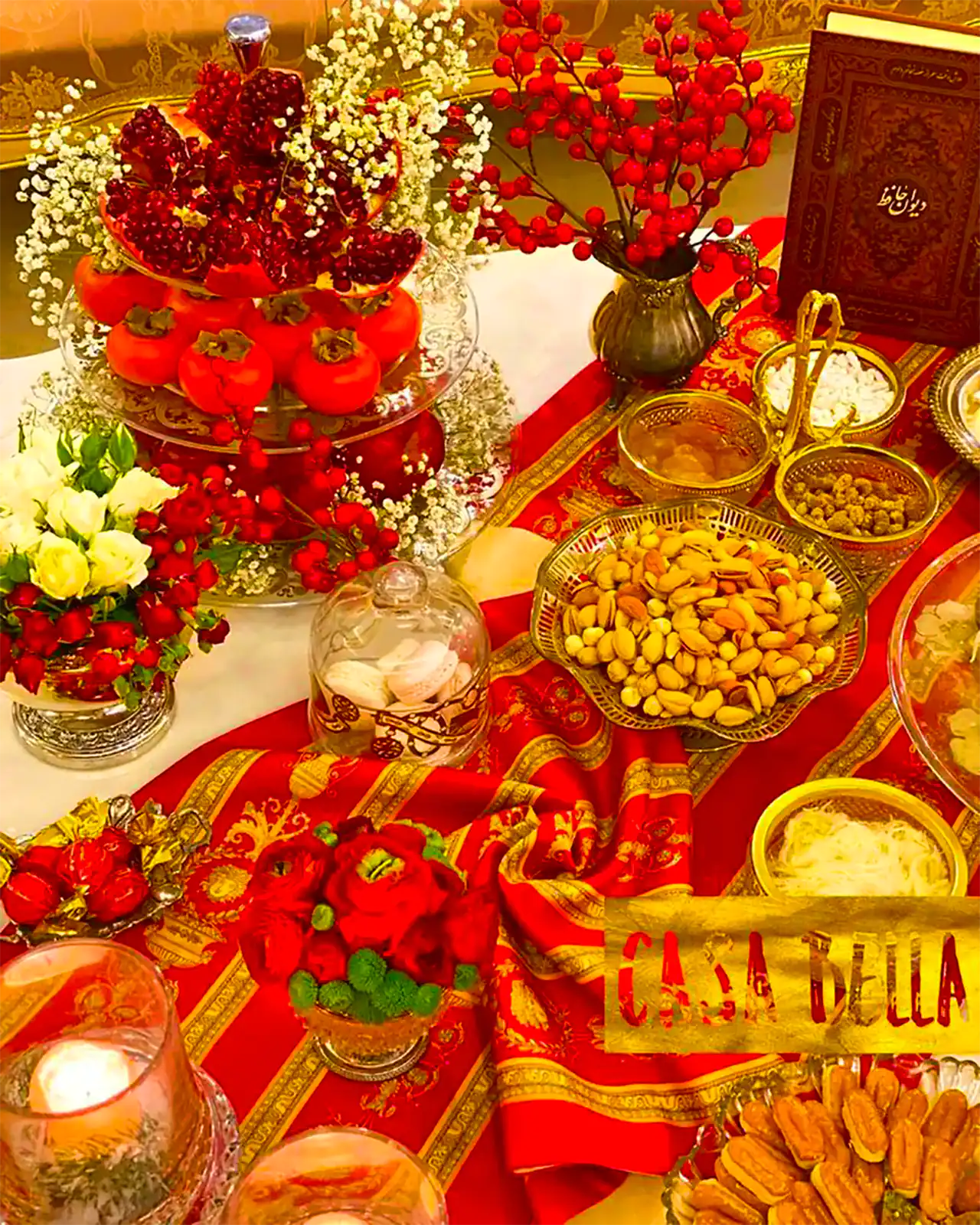 دیزاین میز برای شب یلدا