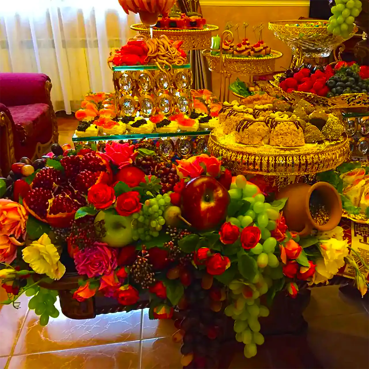 دیزاین میز برای شب یلدا