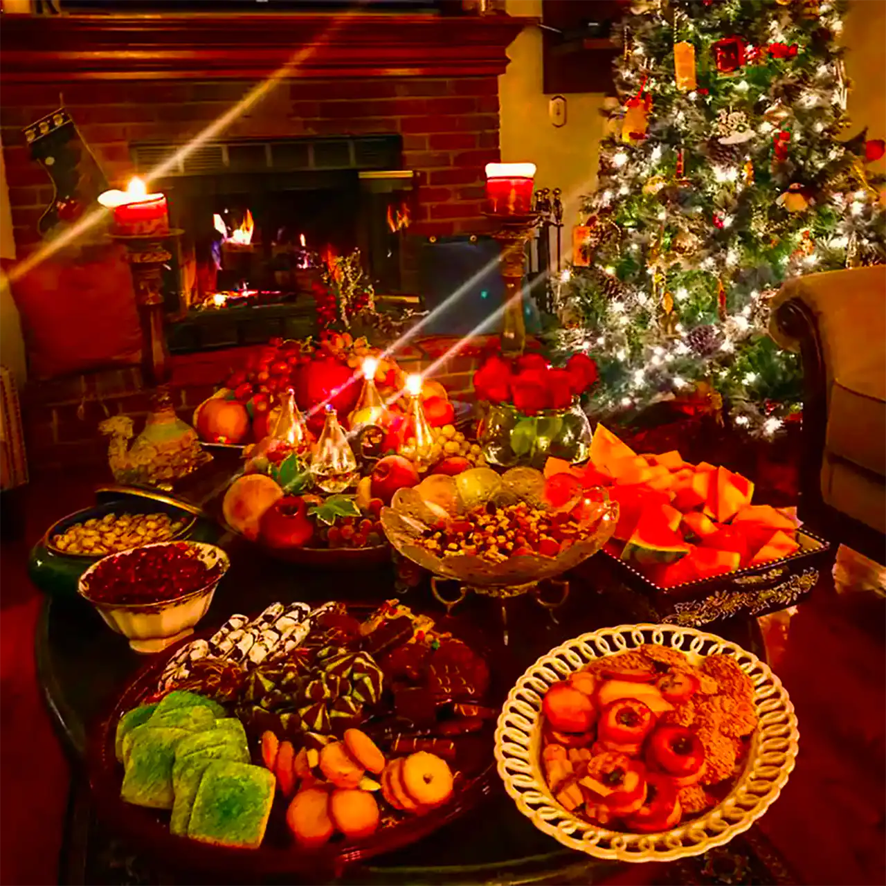 دیزاین میز برای شب یلدا