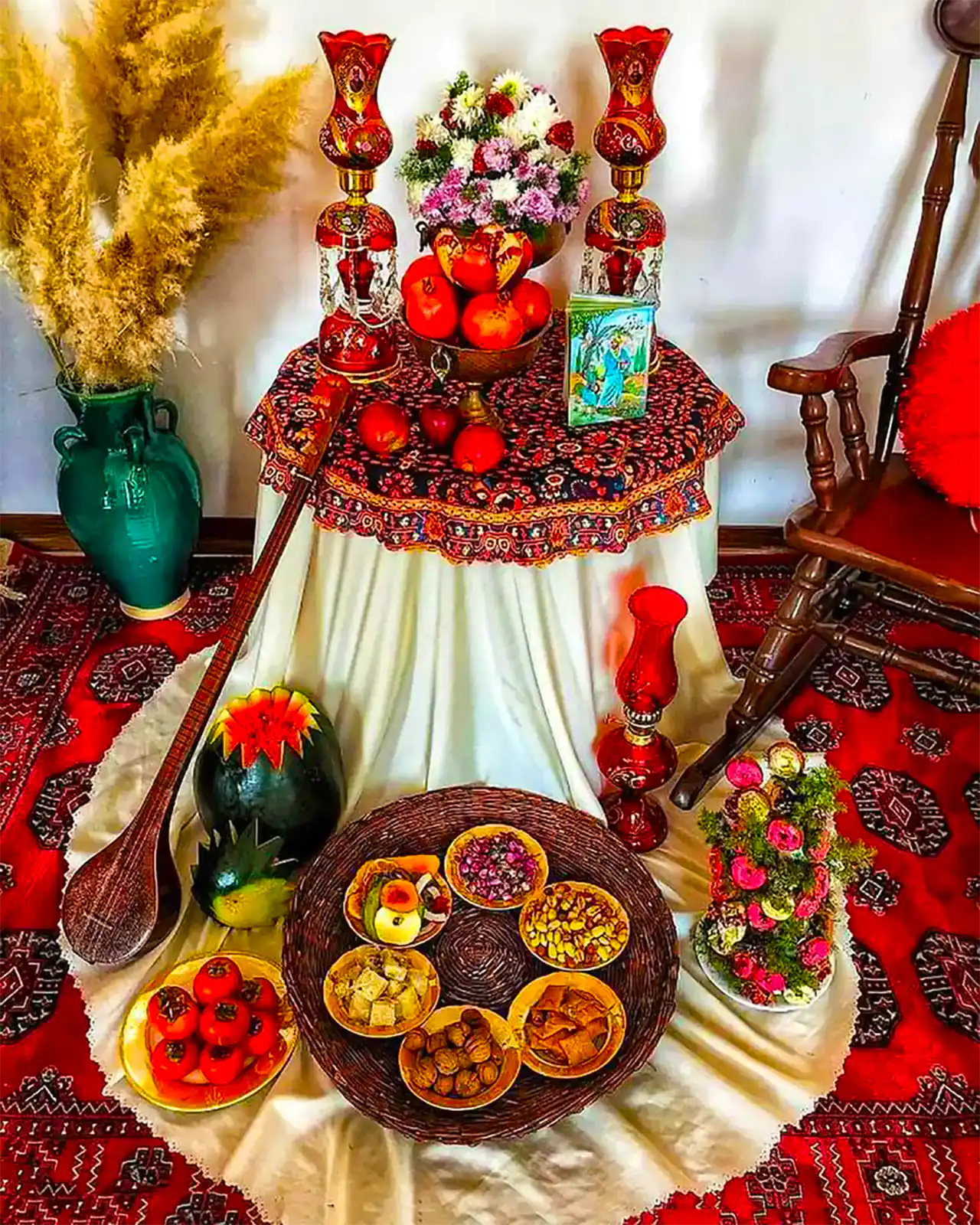 دیزاین میز برای شب یلدا