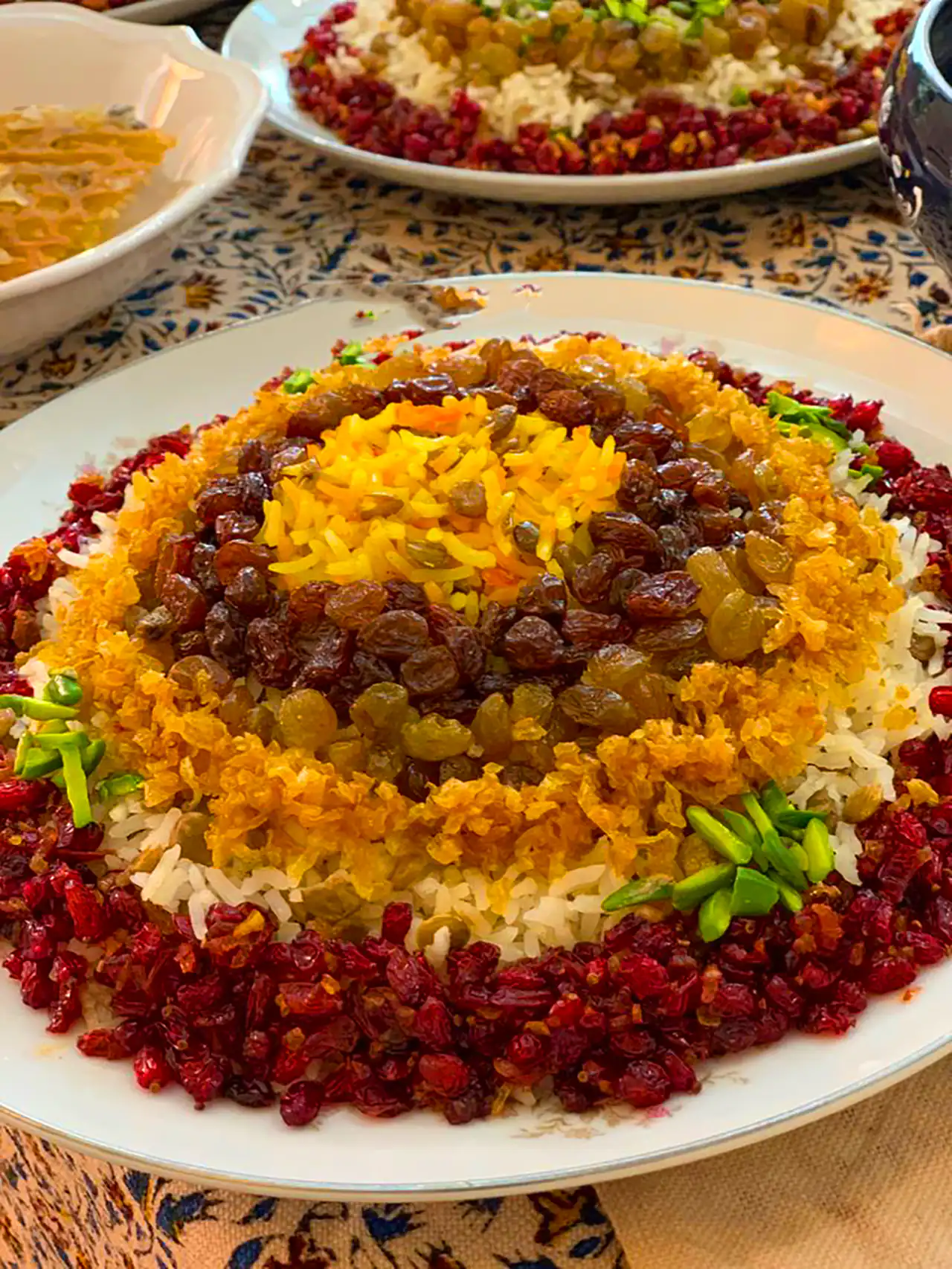 دیزاین پلو ایرانی با گوشت