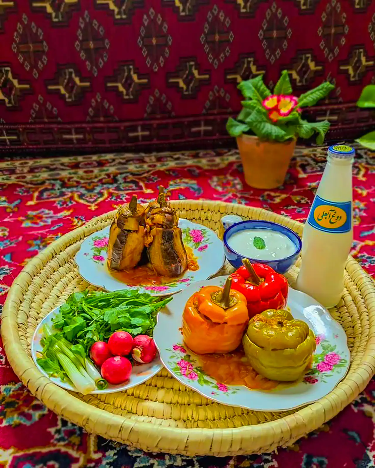 دلمه فلفل دلمه ای