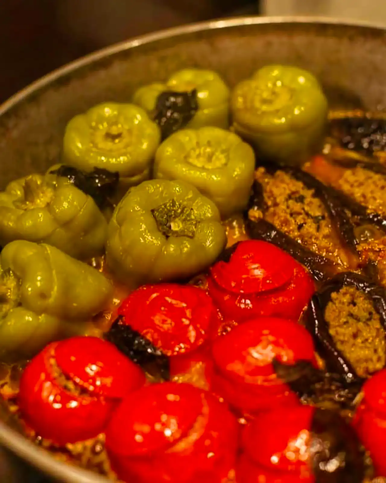 دلمه فلفل دلمه ای