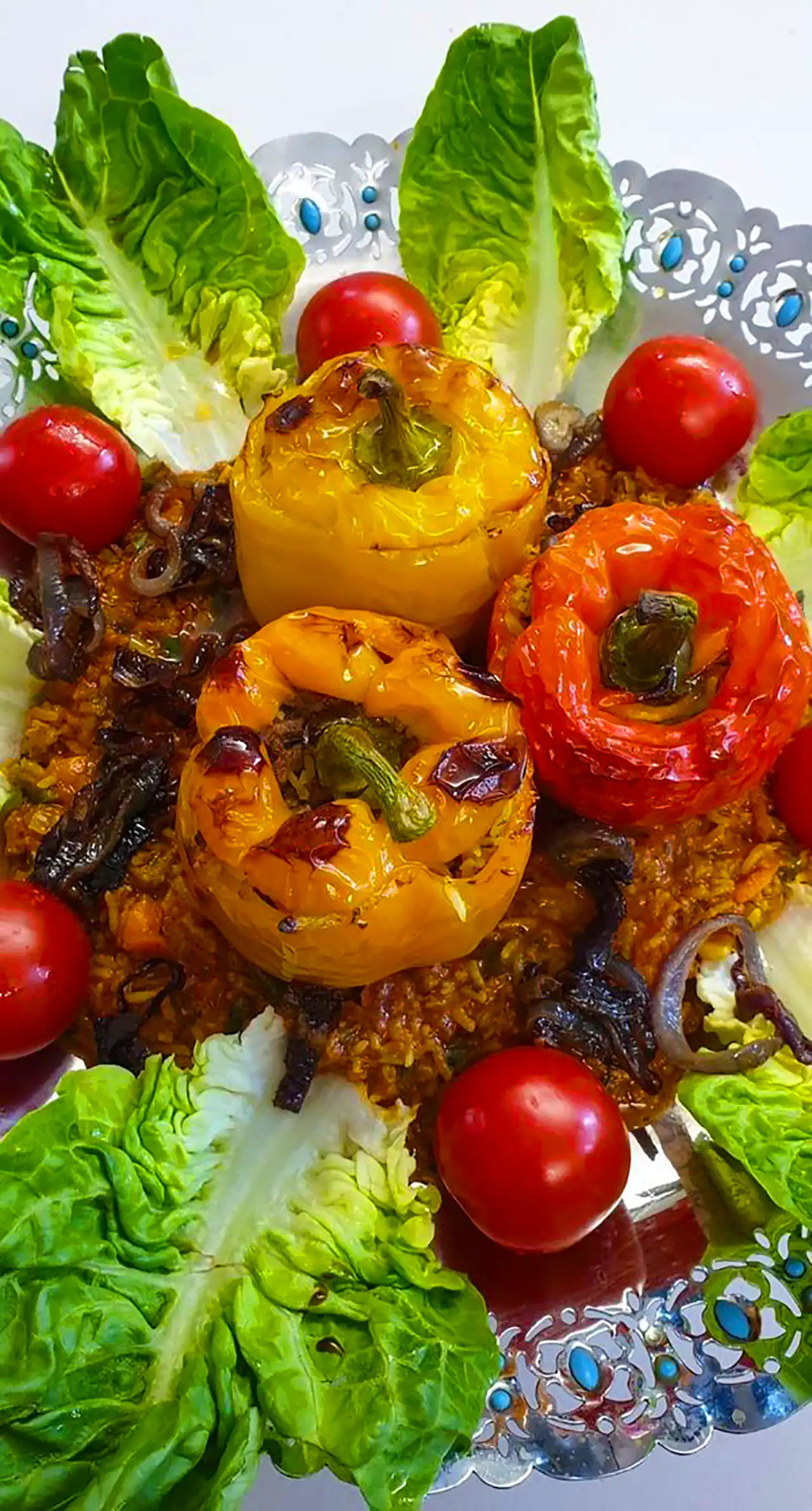 دلمه فلفل دلمه ای