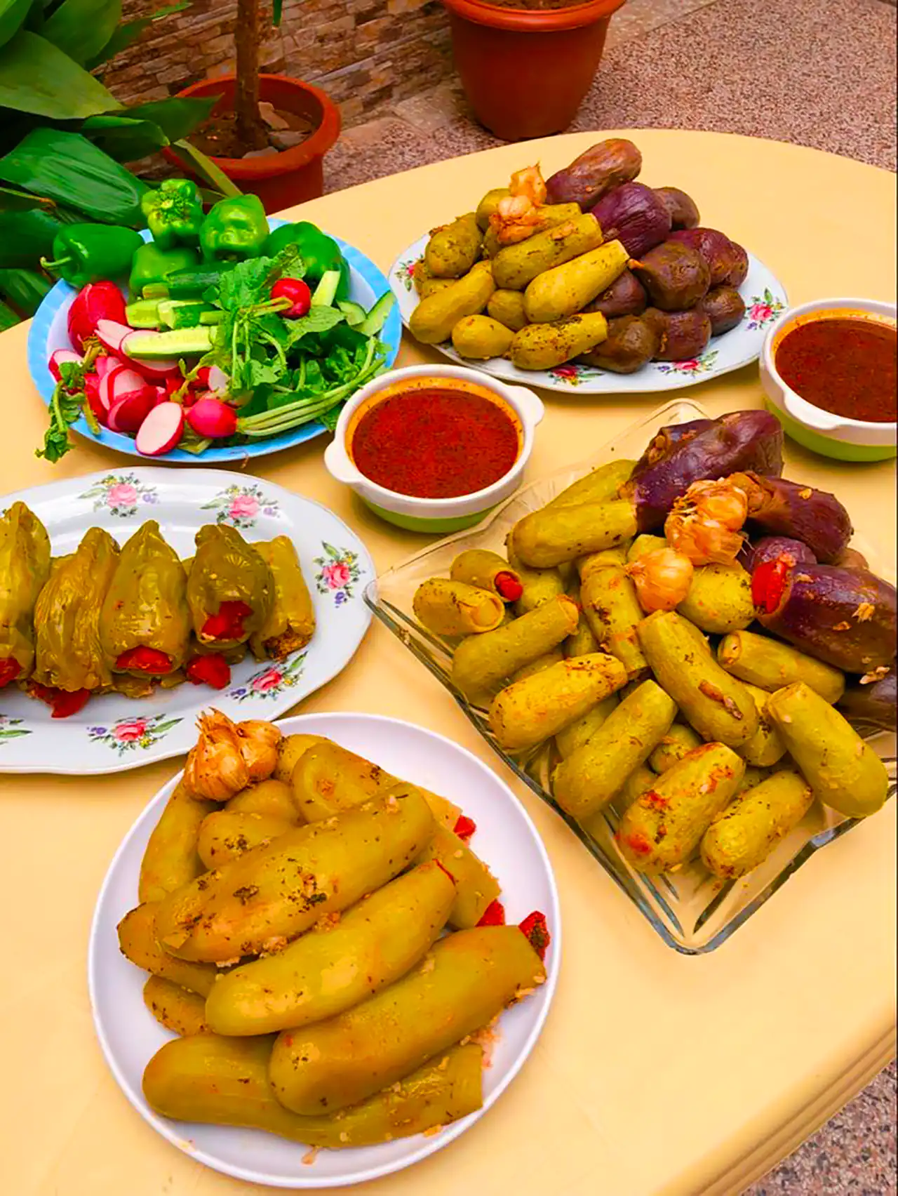 دلمه فلفل دلمه ای