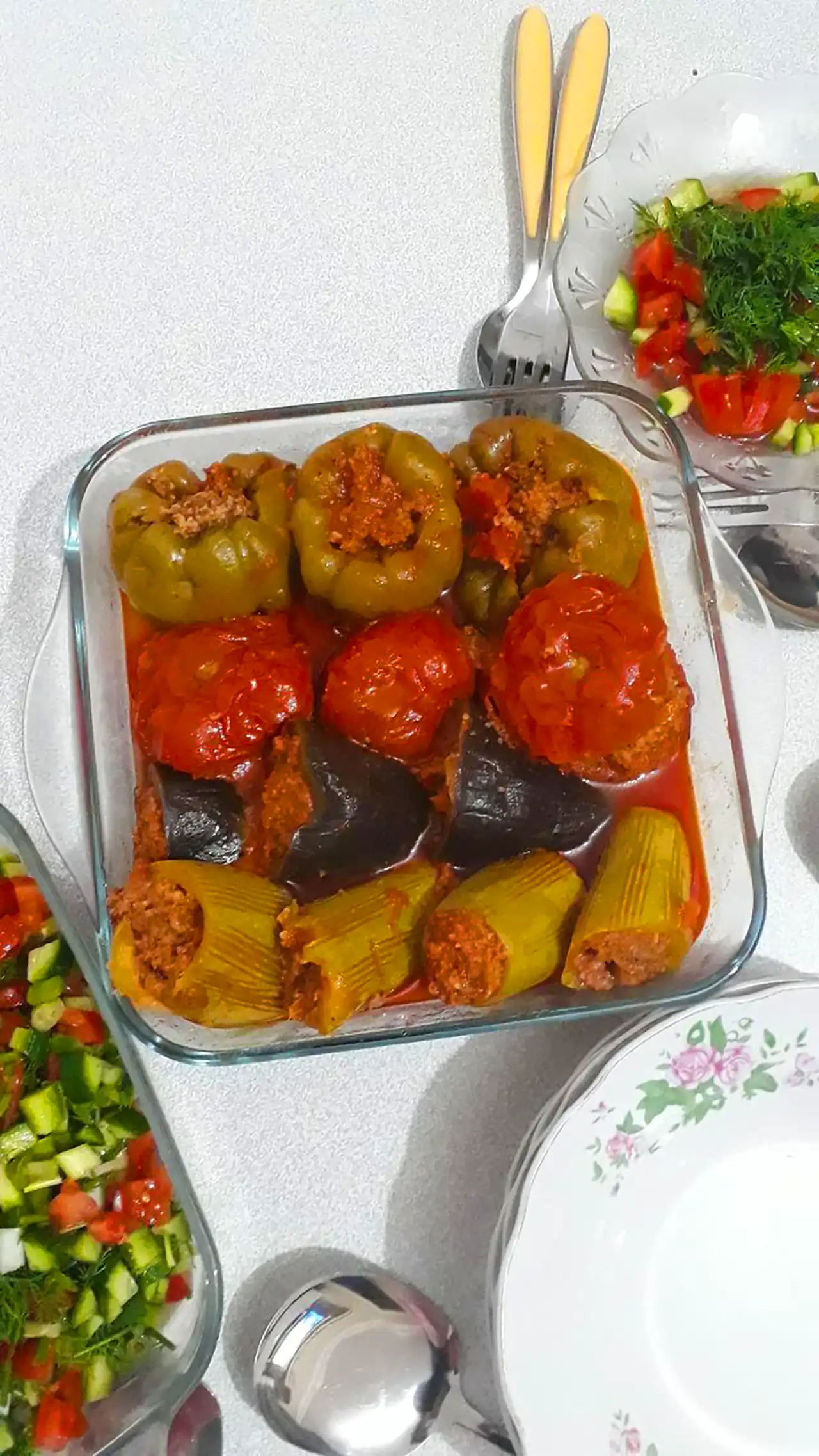 دلمه فلفل دلمه ای