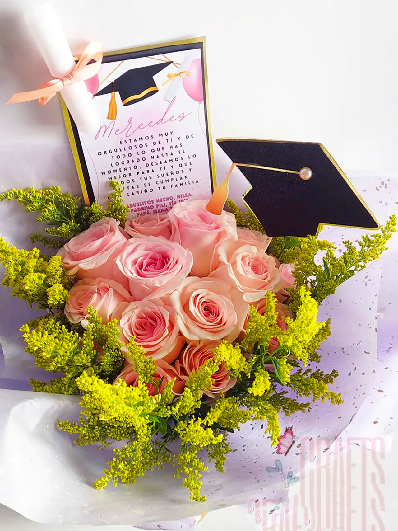 گل هدیه فارغ التحصیلی