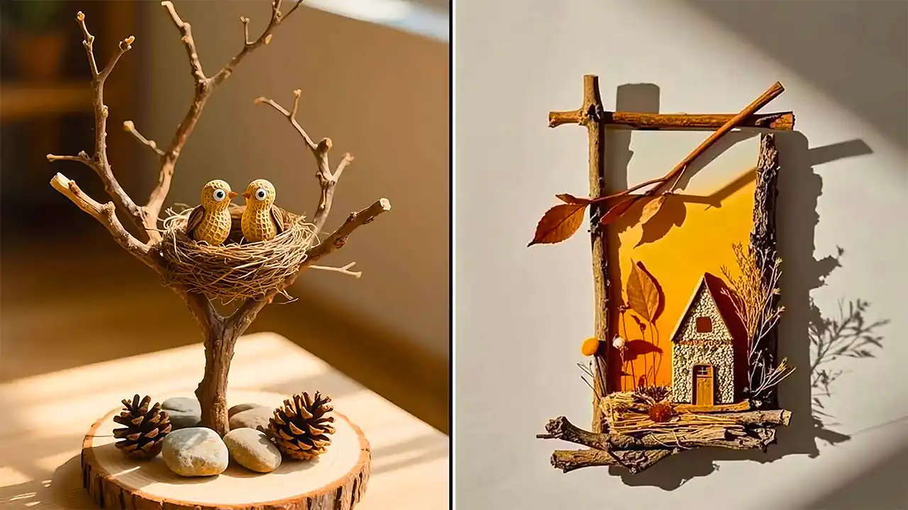 کاردستی پاییزی بامزه