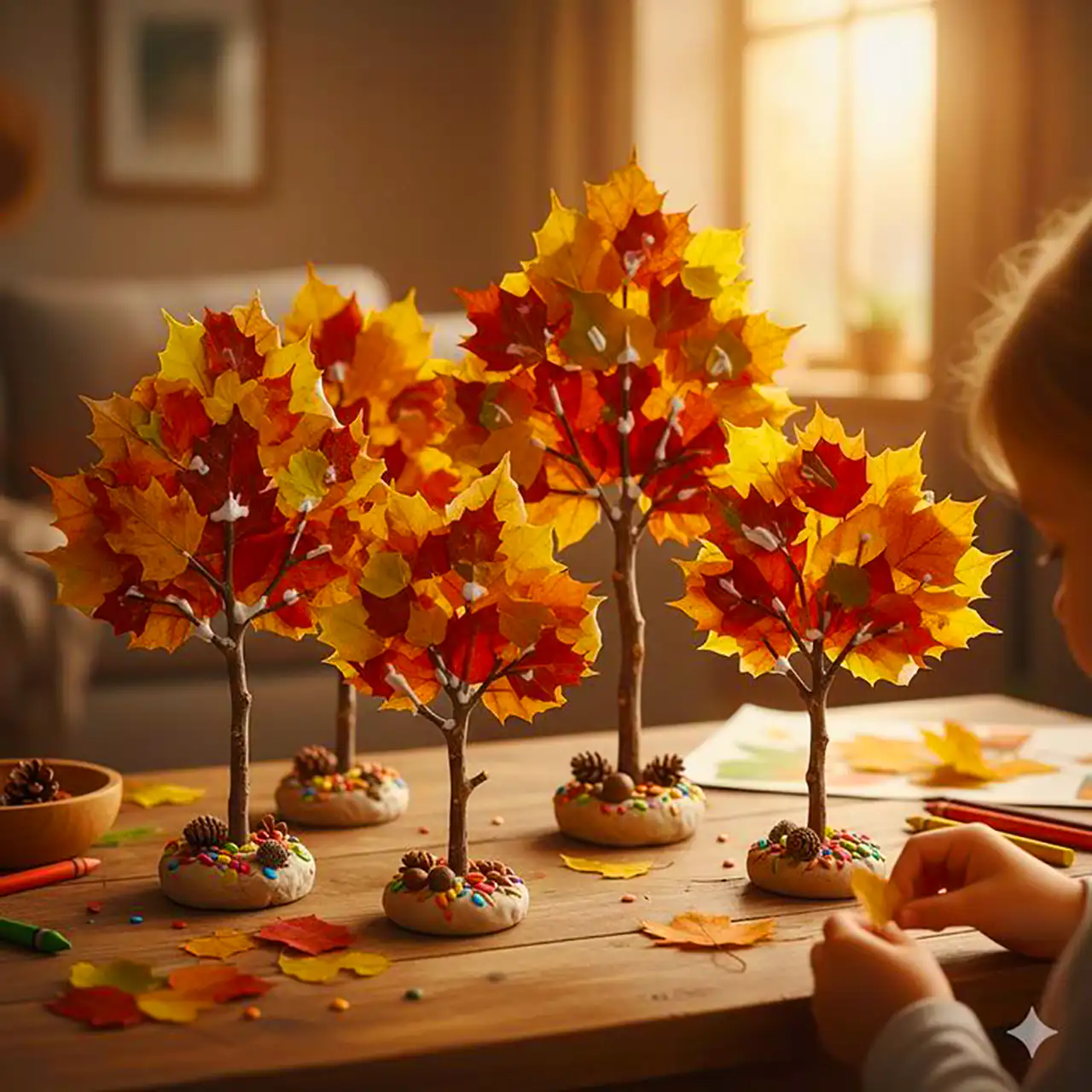 کاردستی پاییزی بامزه