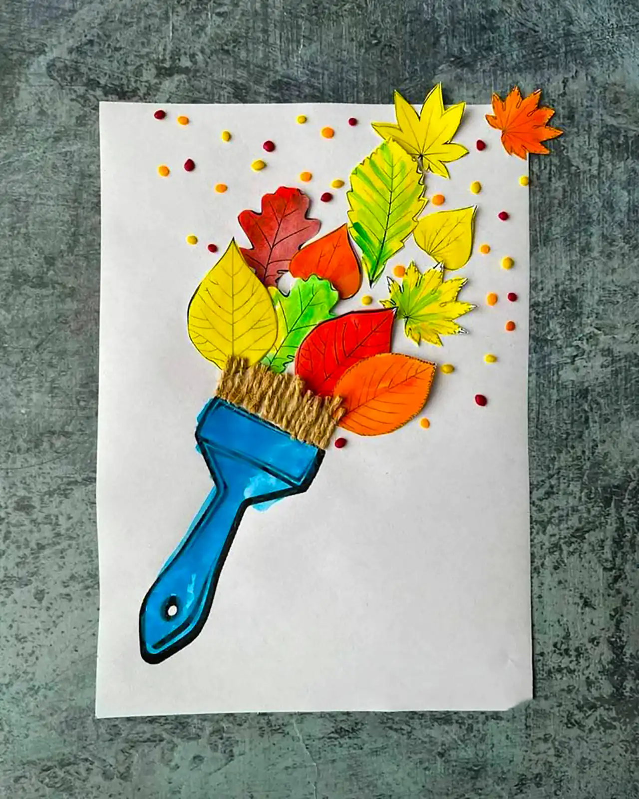 کاردستی پاییزی بامزه