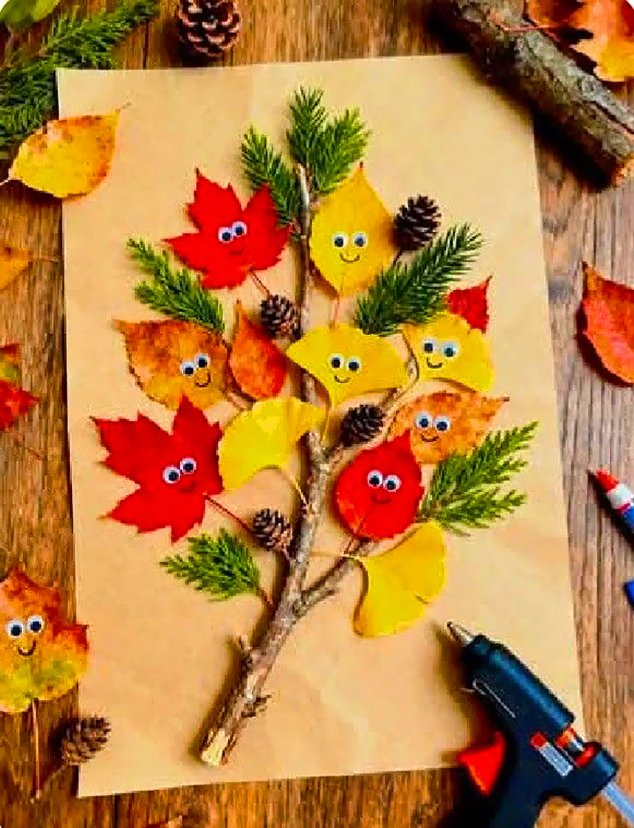 کاردستی پاییزی بامزه