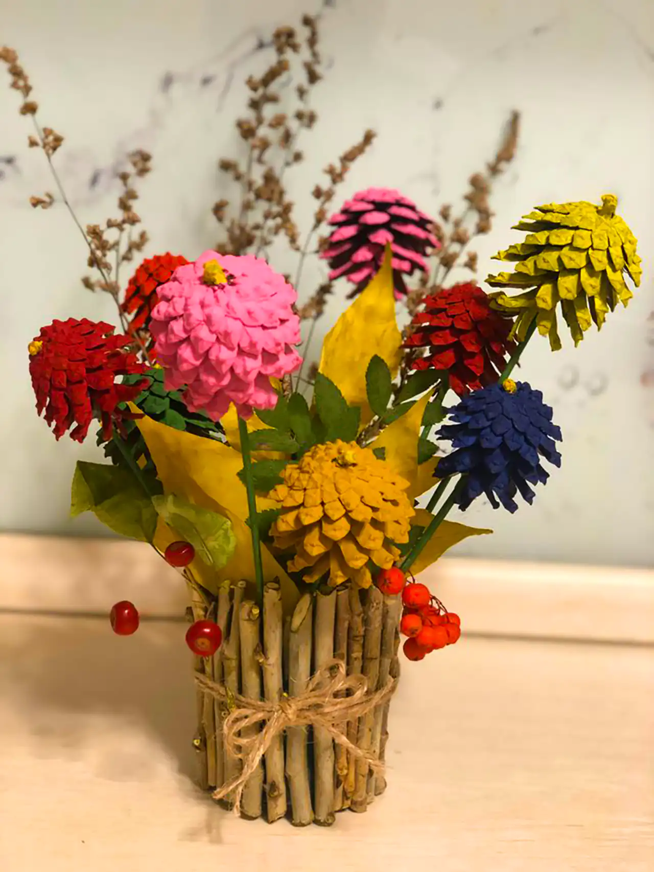 کاردستی پاییزی بامزه