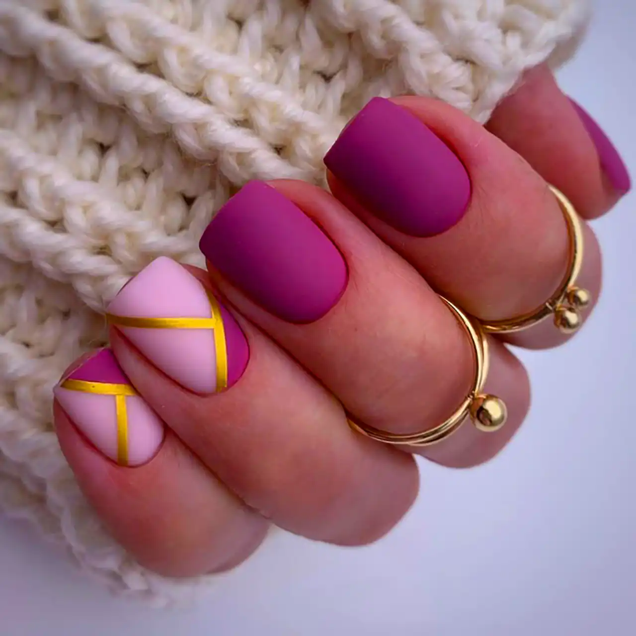 کاشت ناخن مات