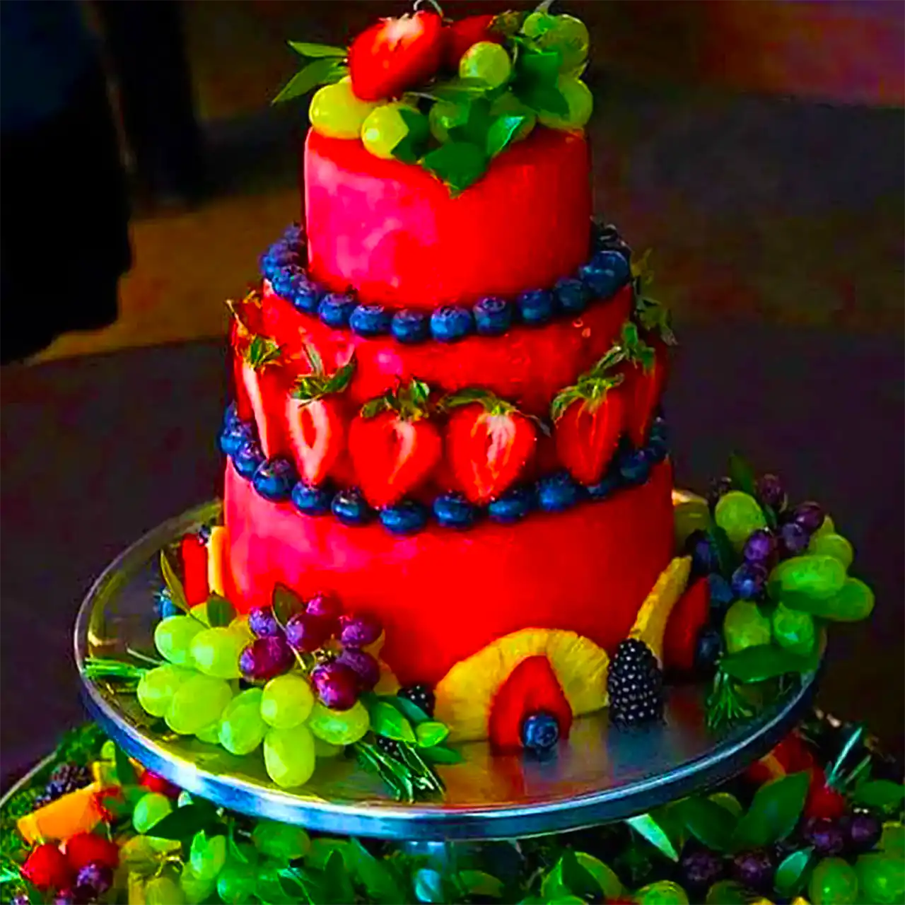 کیک با هندوانه برای یلدا