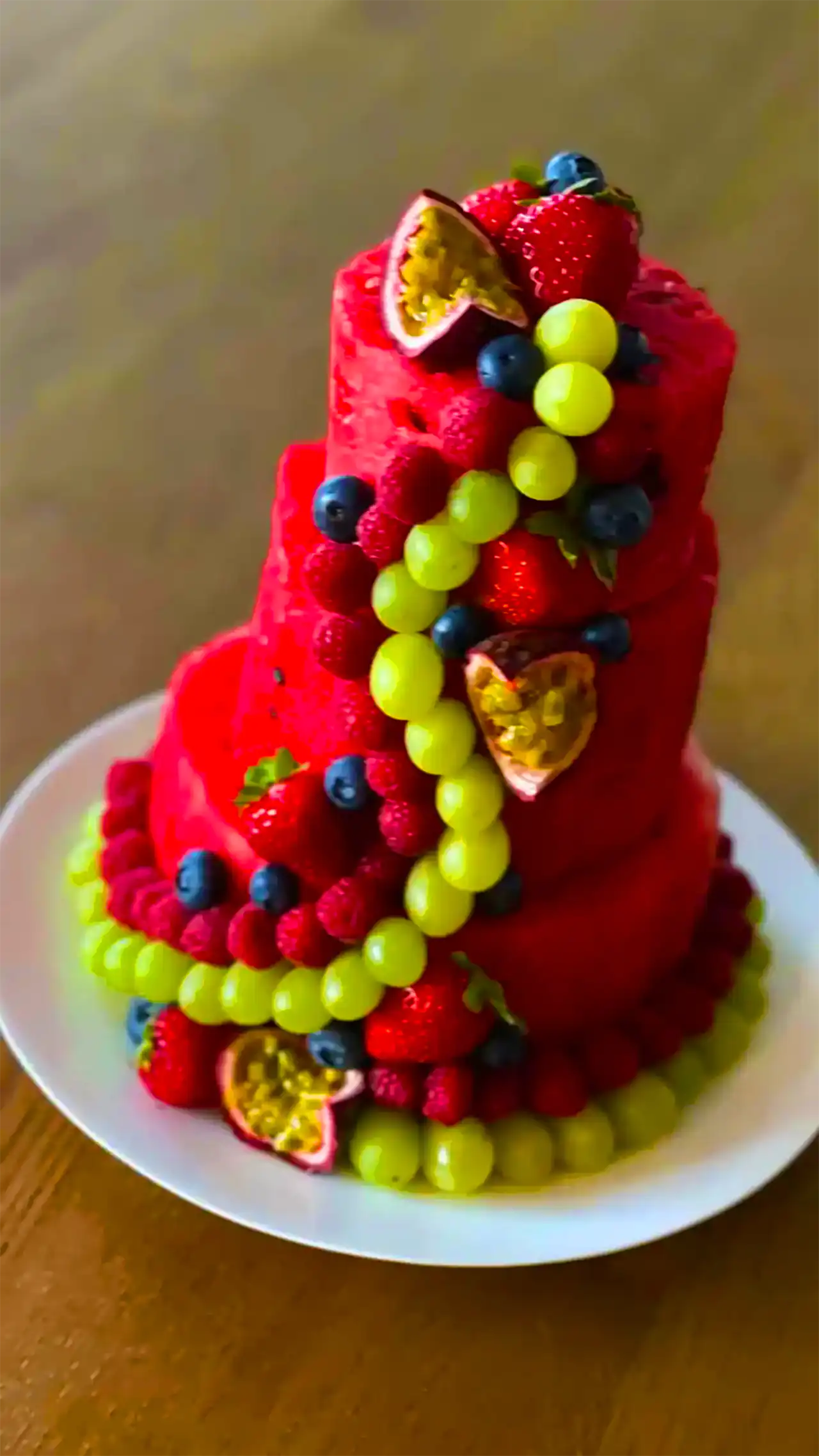 کیک با هندوانه برای یلدا