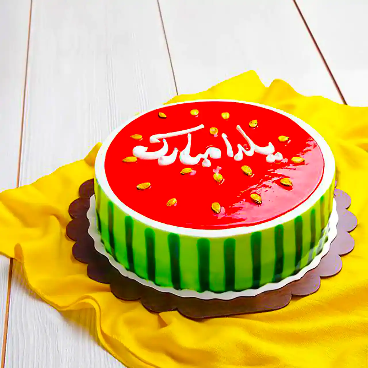 کیک هندوانه ای خونگی