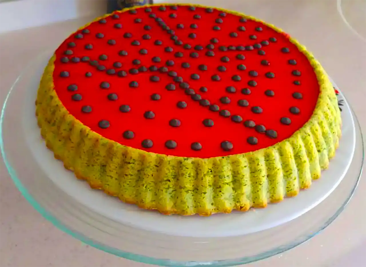 کیک هندوانه ای خونگی