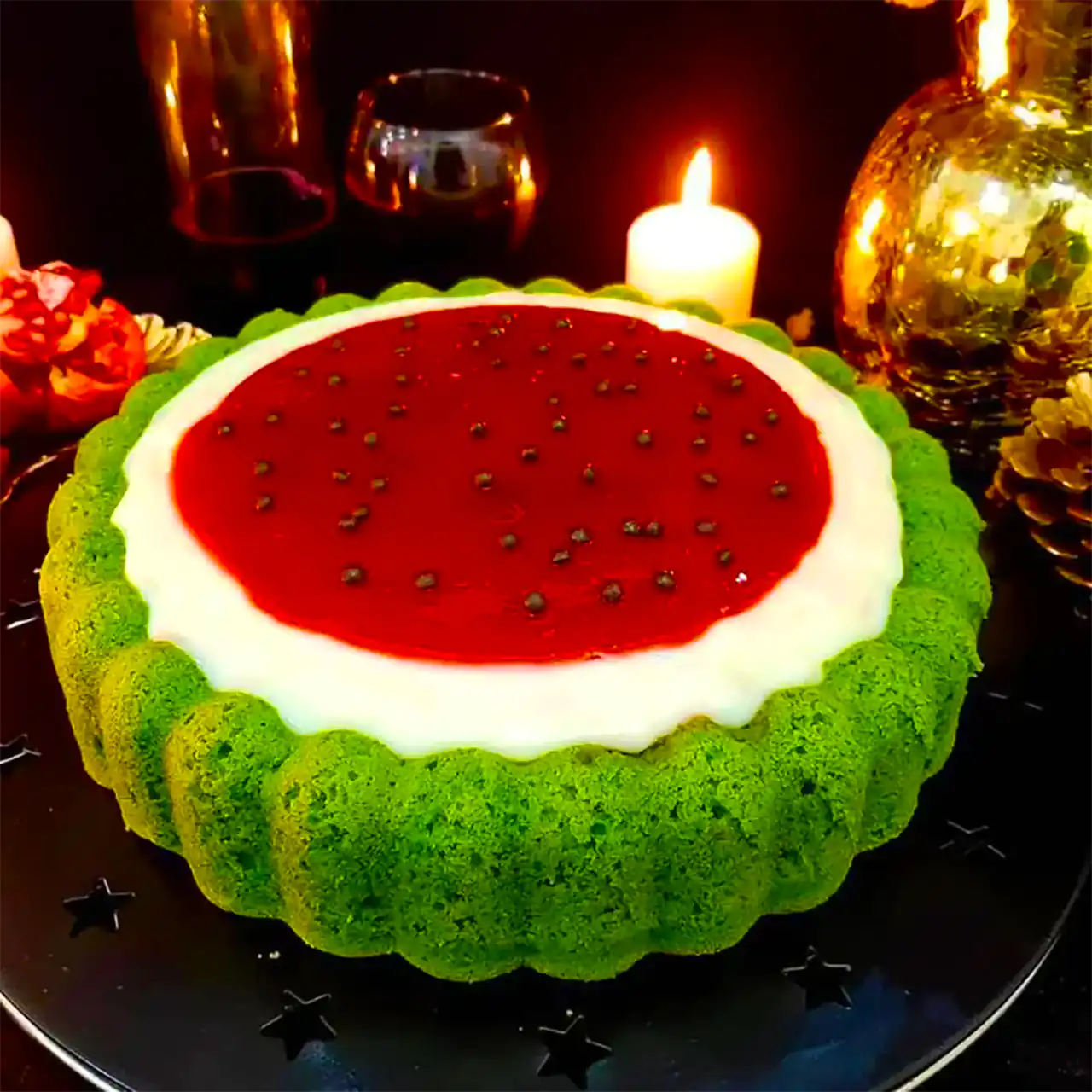 کیک هندوانه ای خونگی