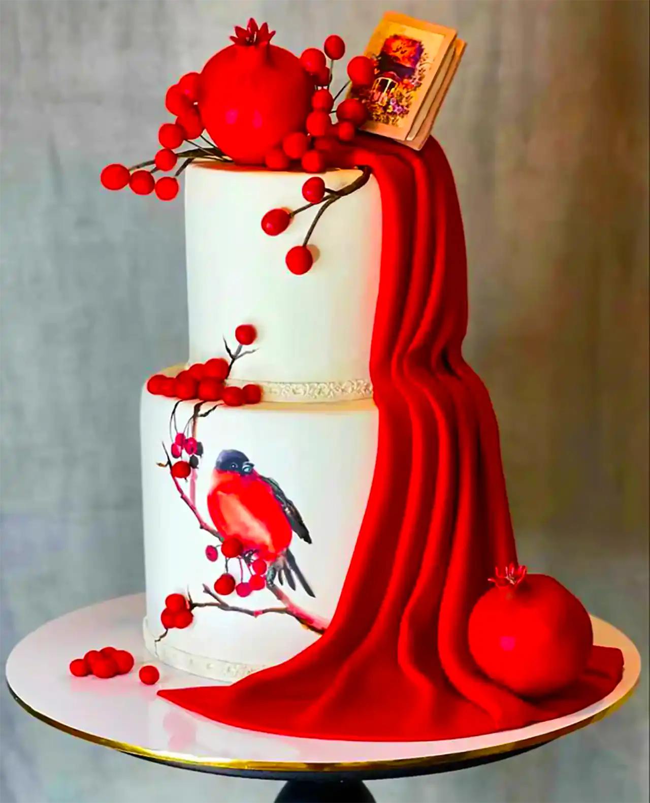 کیک استوانه ای برای یلدا