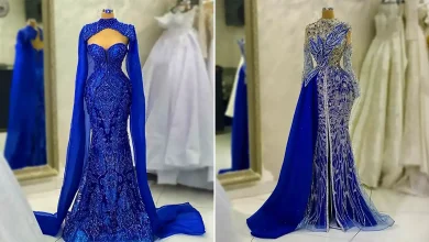 ماکسی آبی کاربنی