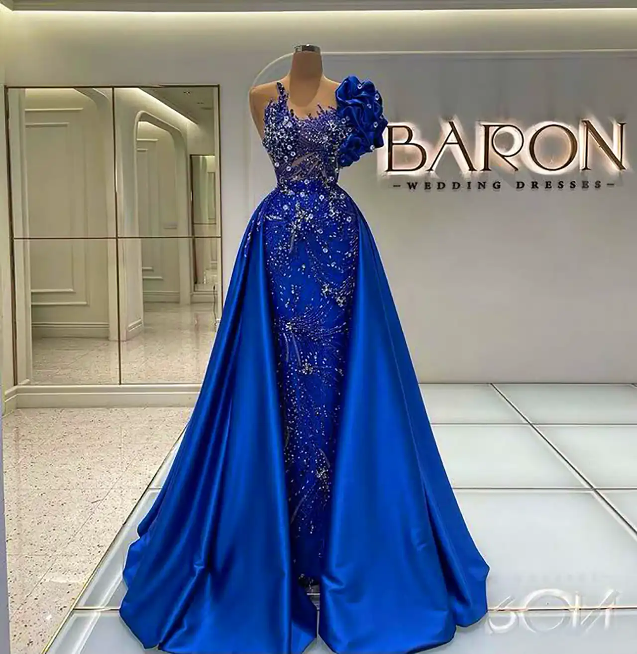 ماکسی آبی کاربنی