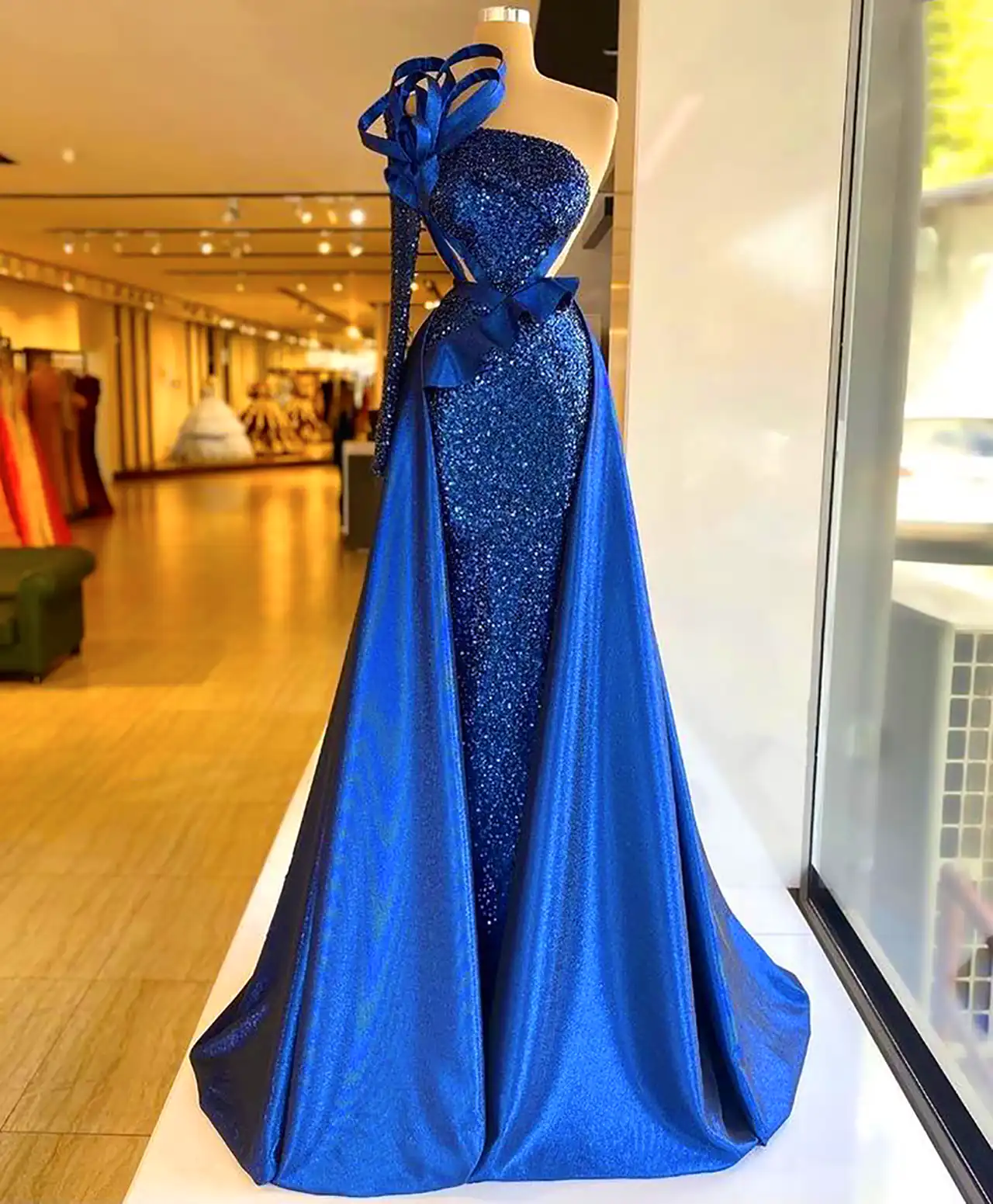 ماکسی آبی کاربنی