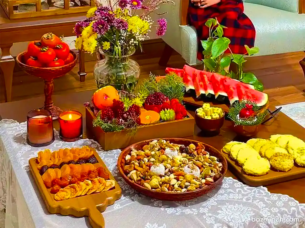 میز تنقلات شب یلدا