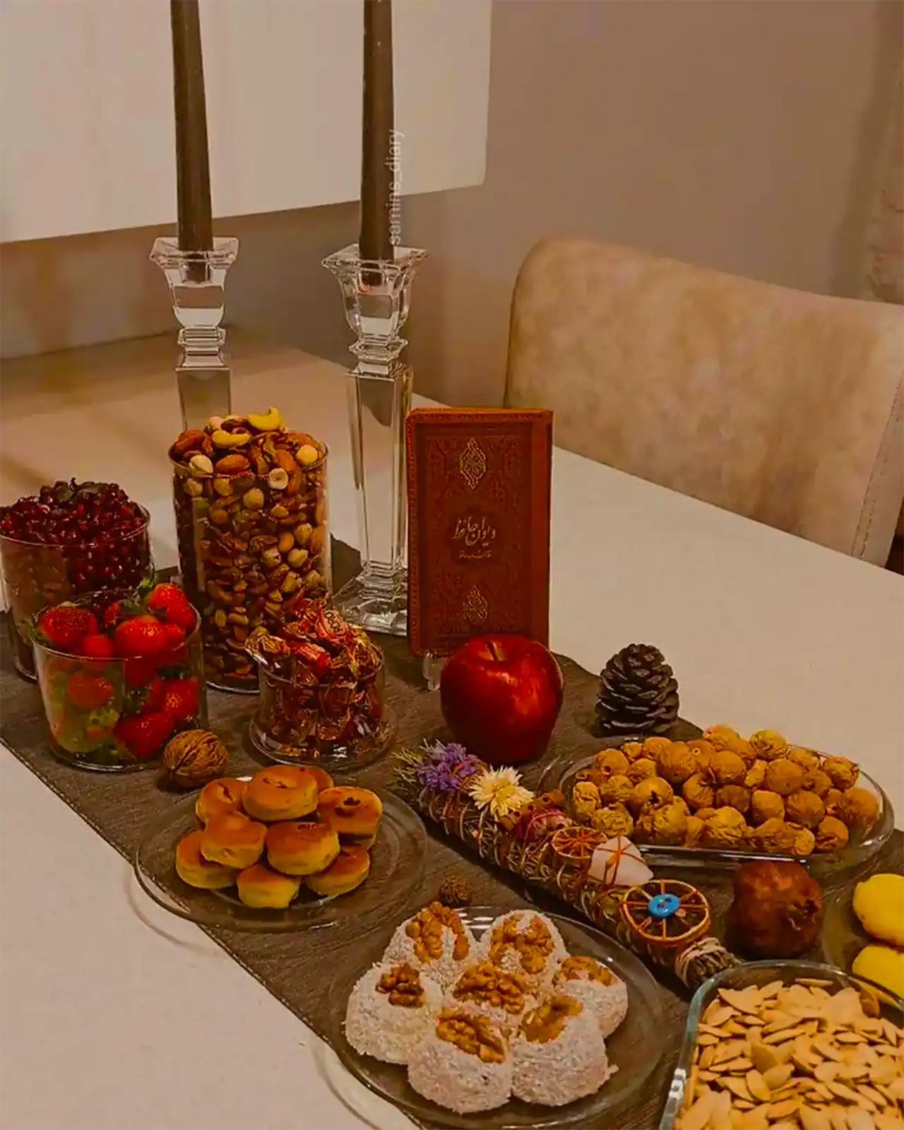 میز تنقلات شب یلدا