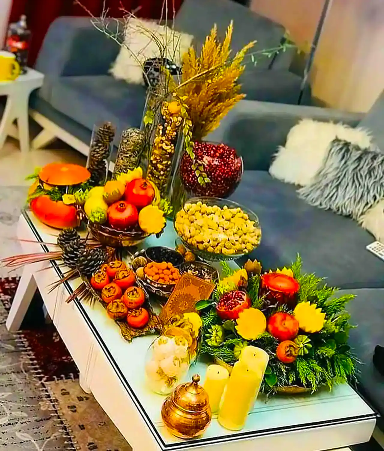 میز تنقلات شب یلدا