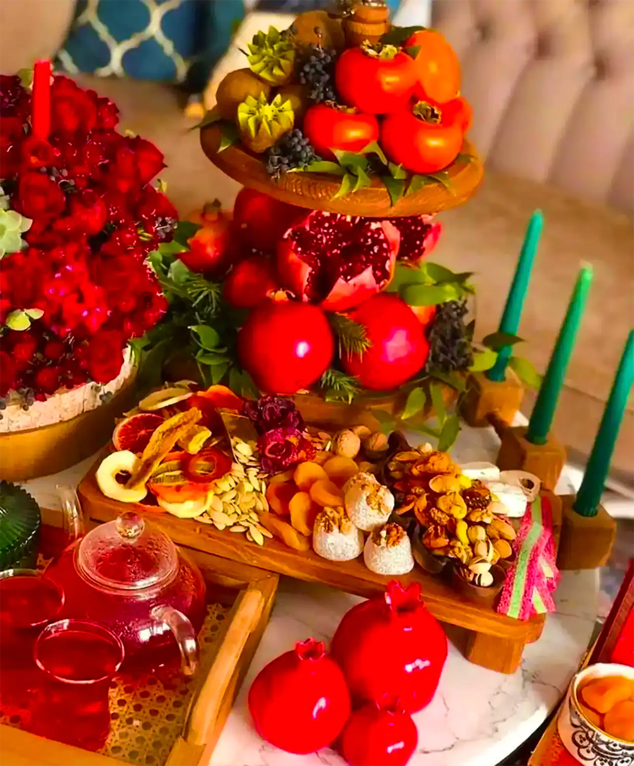 میز تنقلات شب یلدا