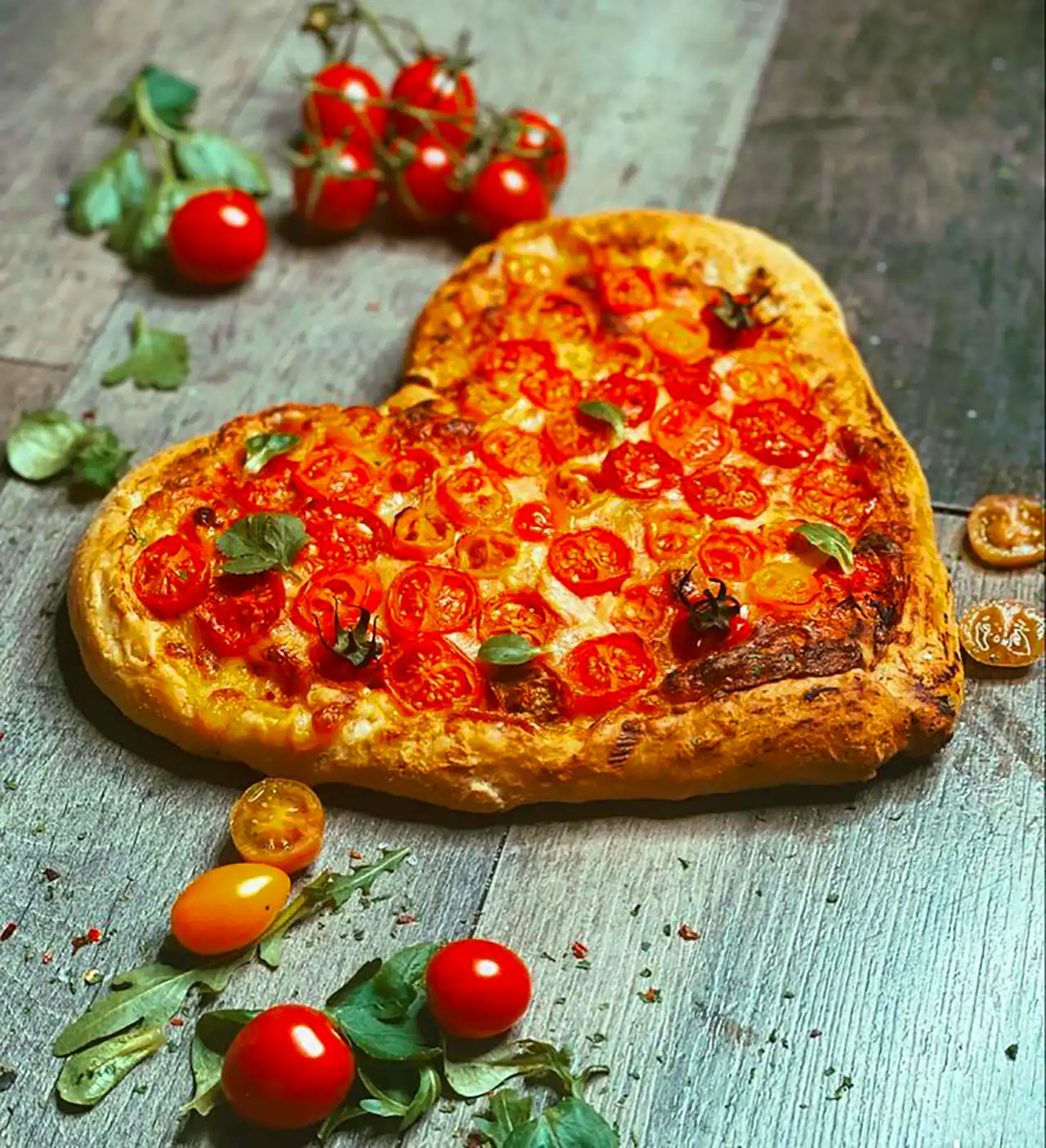 پیتزا قلبی خونگی