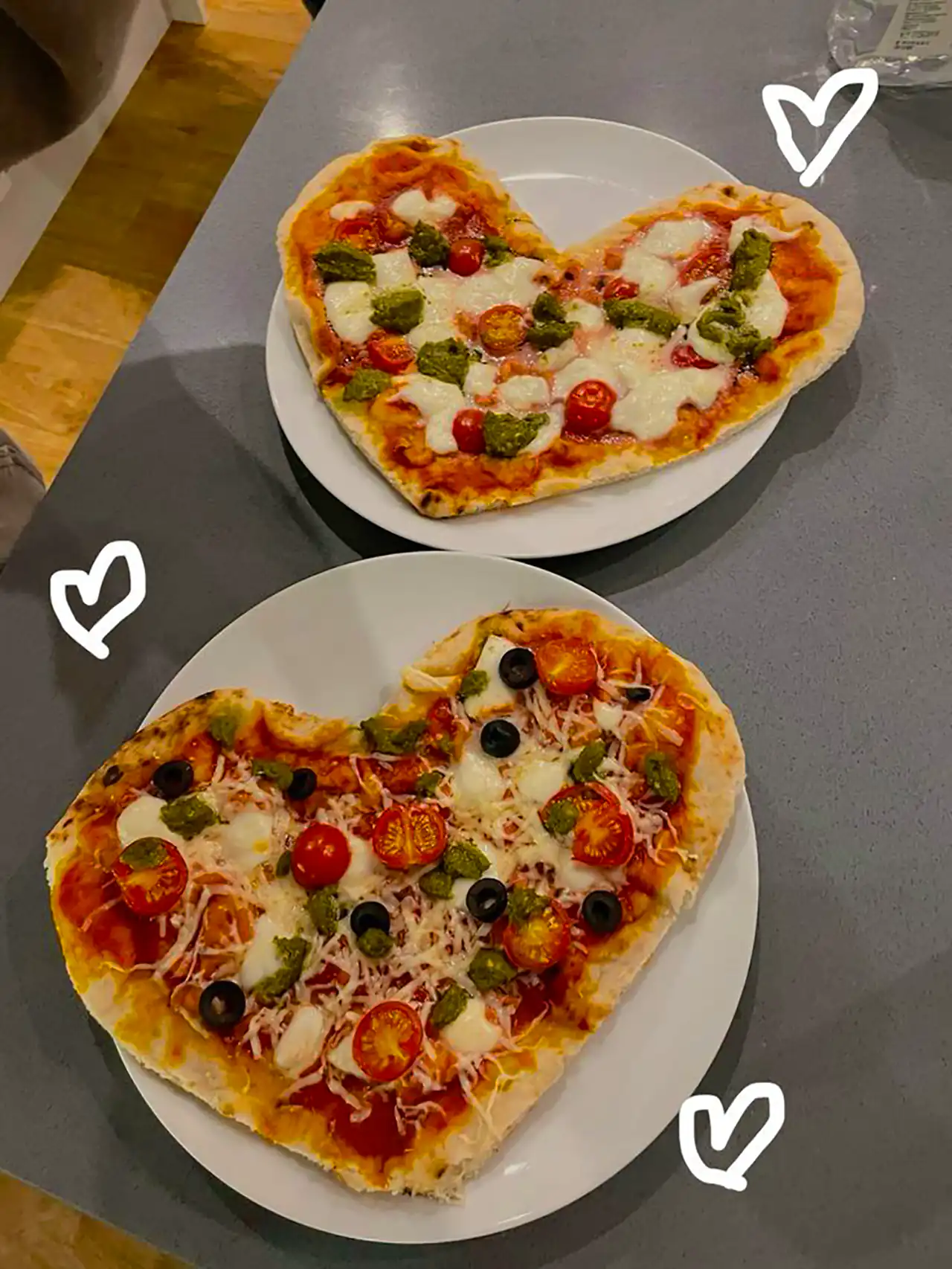 پیتزا قلبی خونگی