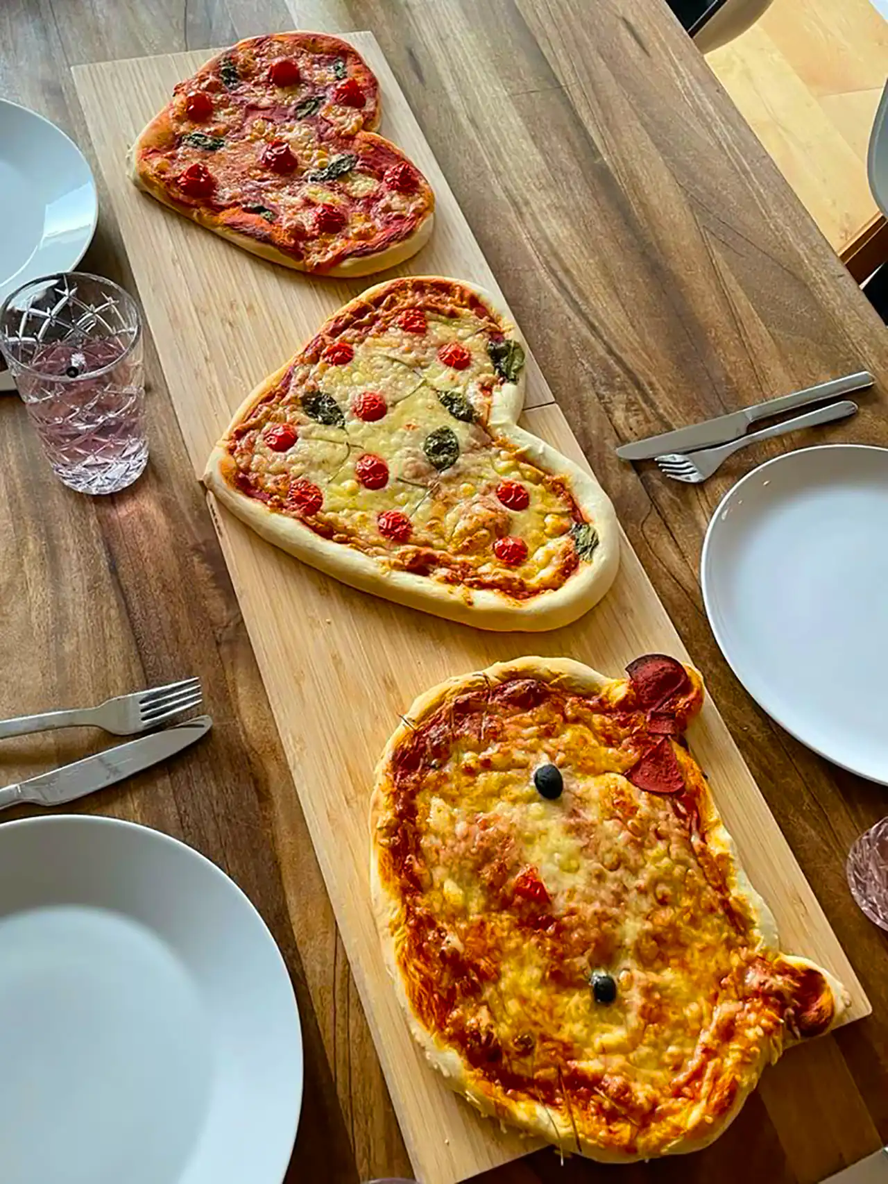 پیتزا قلبی خونگی