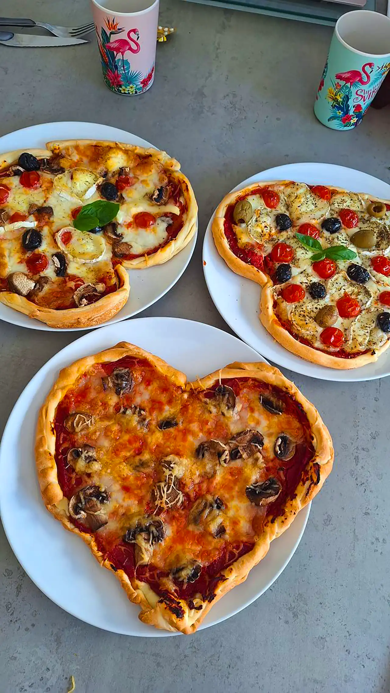 پیتزا قلبی خونگی